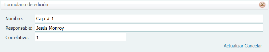 Facturacion Caja Agregar Lleno