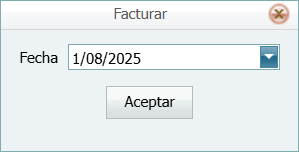 Cuentas por Cobrar Contratros Proyectar Facturar Llena