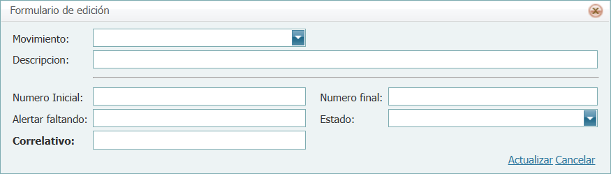Bancos Documento Banco Correlativo Nuevo