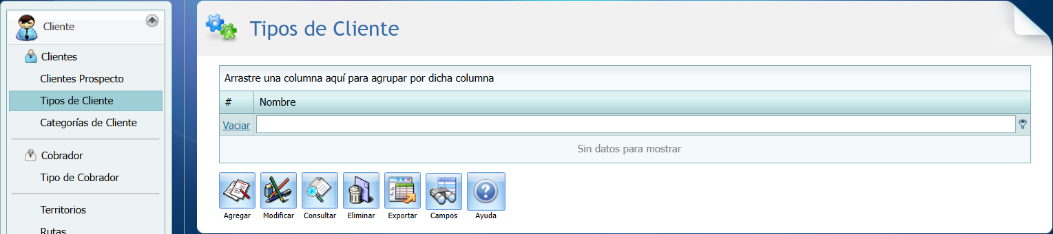 Cuantas Por Cobrar Tipos de Cliente