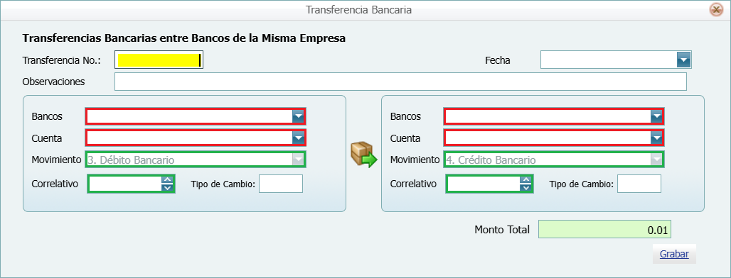 Bancos Transferencia Bancaria