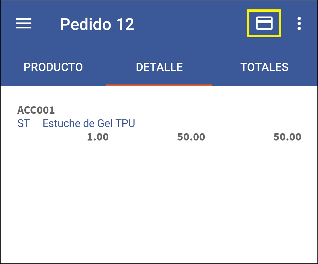 GOMserver App Pedidos Totales Cobrar