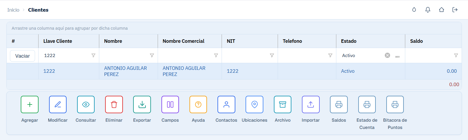 Cuentas Por Cobrar Movimiento Abono Cliente Despues SV