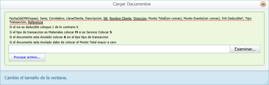 Cuantas Por Cobrar Movimiento Importar Ventana