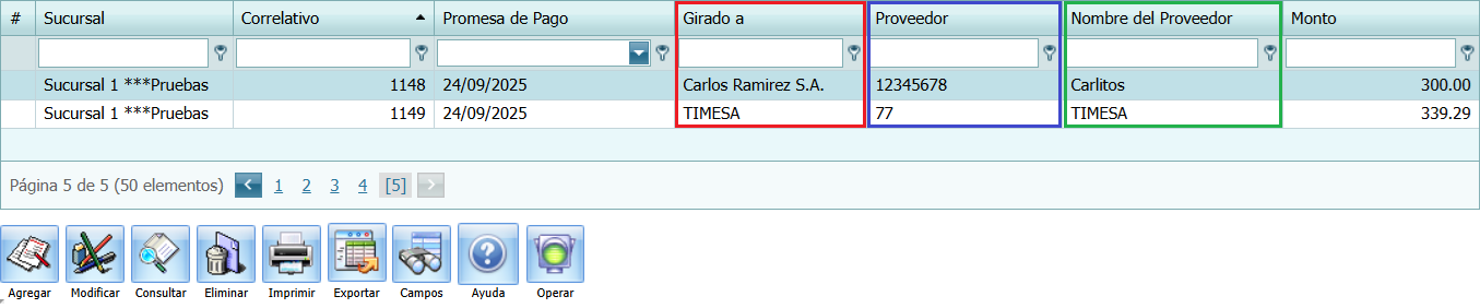Cuentas por Pagar Pago Masivo Generar una solicitud por Proveedor