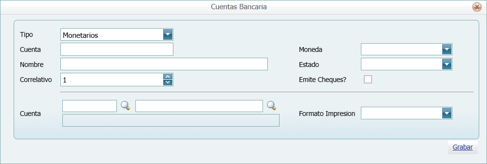 Bancos Cuenta Bancaria Nueva