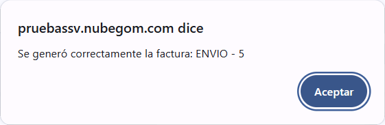 Facturacion Pedido Flete y Seguro Explicacion Facturacion Generada