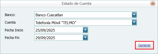 Bancos Conciliacion Imprimir