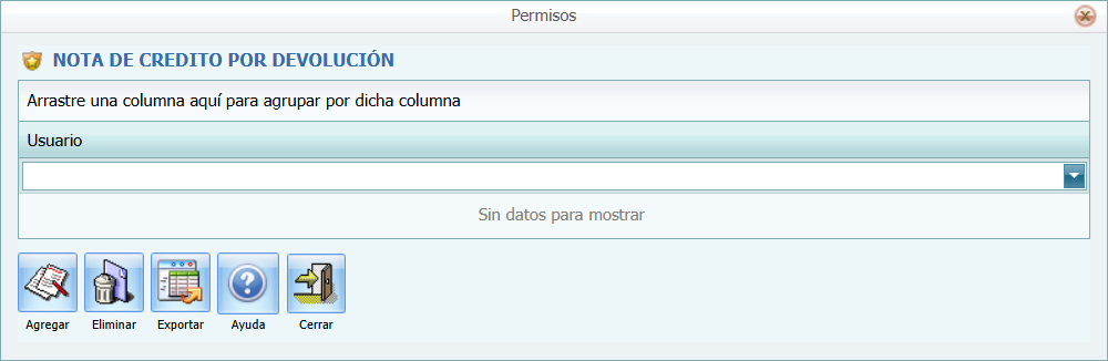 Facturacion Devolucion Tipo Usuarios Nuevo
