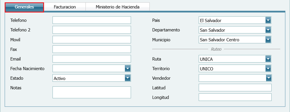 Cuantas Por Cobrar Clientes Generales General