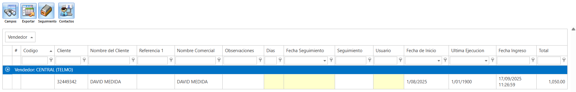 Cuentas por Cobrar Contratos en Pausa Lista