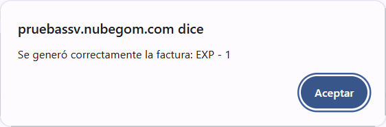 Facturacion Pedido Exportacion Facturar Imprimir