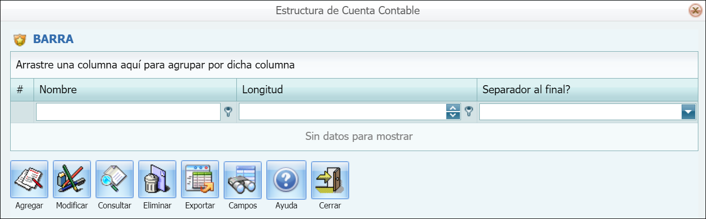 Contabilidad Estructura Cuenta