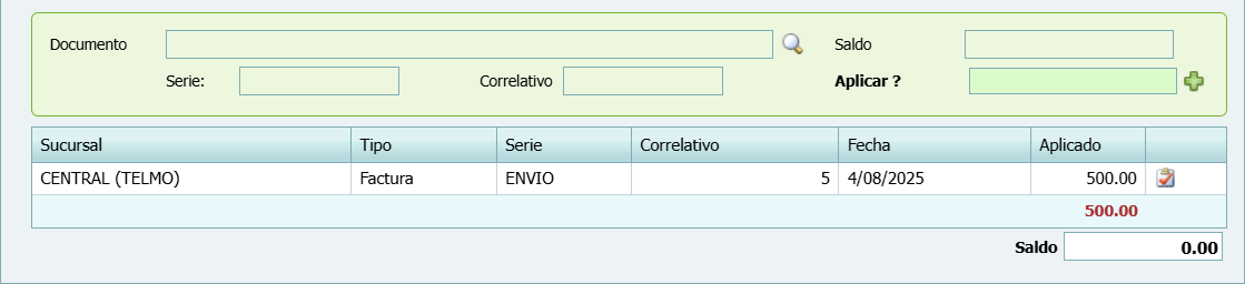 Cuantas Por Cobrar Movimiento Abono Documento